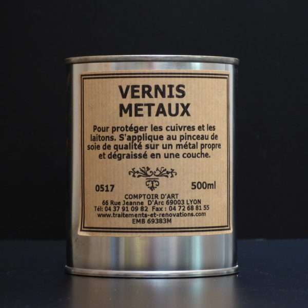 VERNIS SOLVANT LAITON & CUIVRE