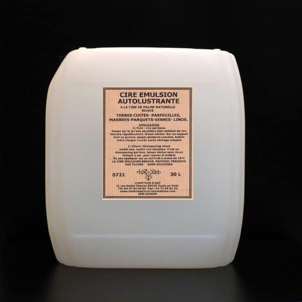 CIRE EMULSION AUTOLUSTRANTE COLOREE ROUGE