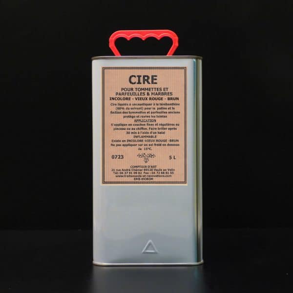 CIRE LIQUIDE POUR TOMETTES ET PARFEUILLES