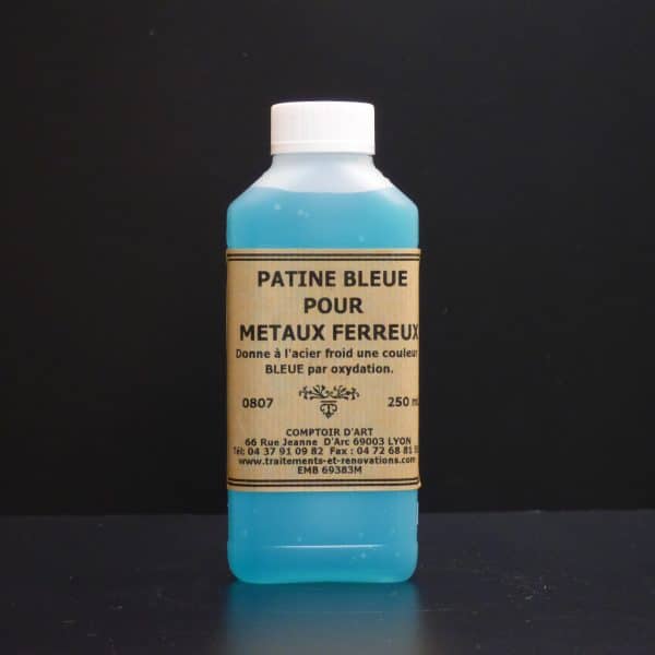 PATINE BLEUE POUR METAUX FERREUX