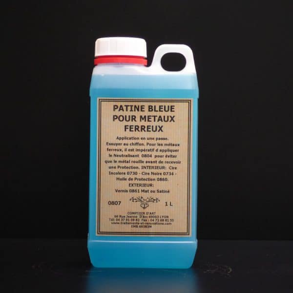 PATINE BLEUE POUR METAUX FERREUX