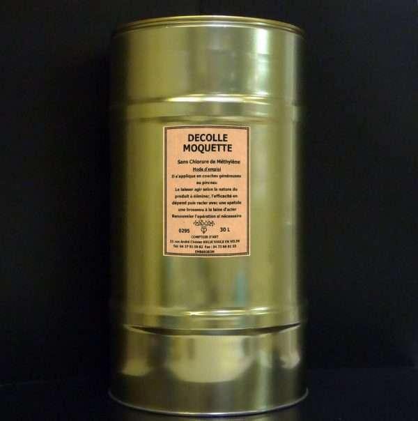 DECOLLE MOQUETTE GEL SANS CHLORURE DE METHYLENE
