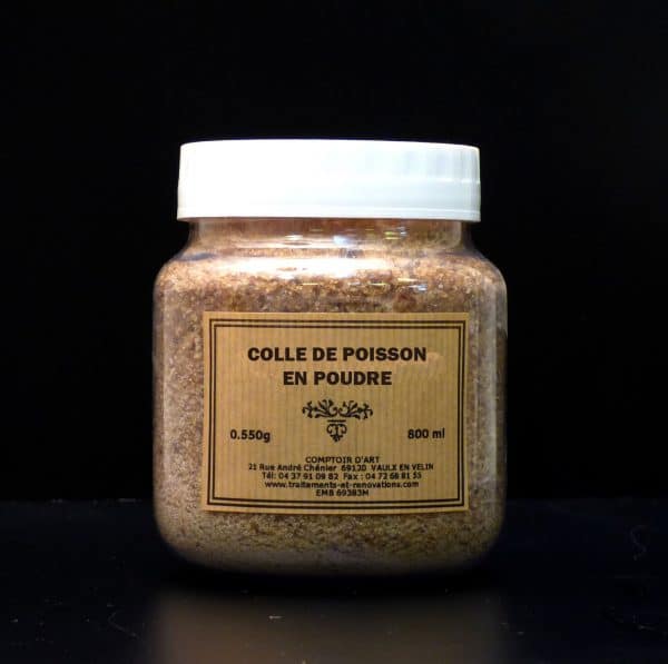 COLLE DE POISSON EN POUDRE EN POT