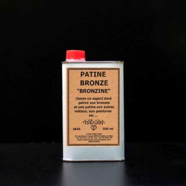 PATINE POUR BRONZE dite "BRONZINE"