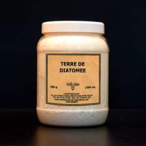 TERRE DE DIATOMEE " Antifourmis - Filtration de l'eau " EN POT CRISTAL