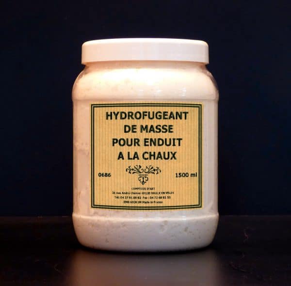 HYDROFUGEANT DE MASSE EN POUDRE POUR ENDUIT A LA CHAUX