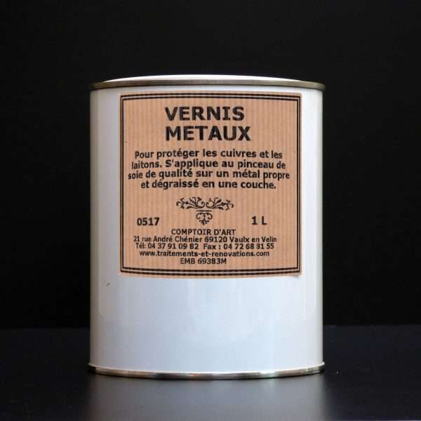 VERNIS SOLVANT LAITON & CUIVRE