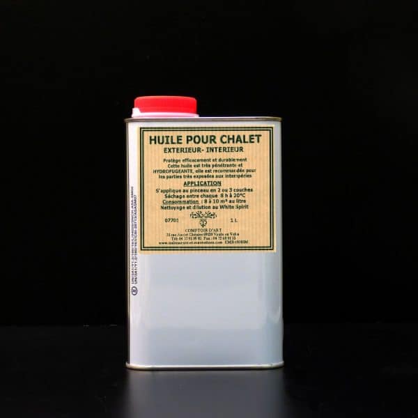 HUILE POUR CHALET - INCOLORE - ANTI - U.V. SATINÉE